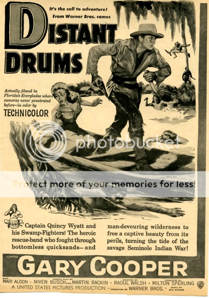 Distant Drums 1951 Gary Cooper Scrapbook