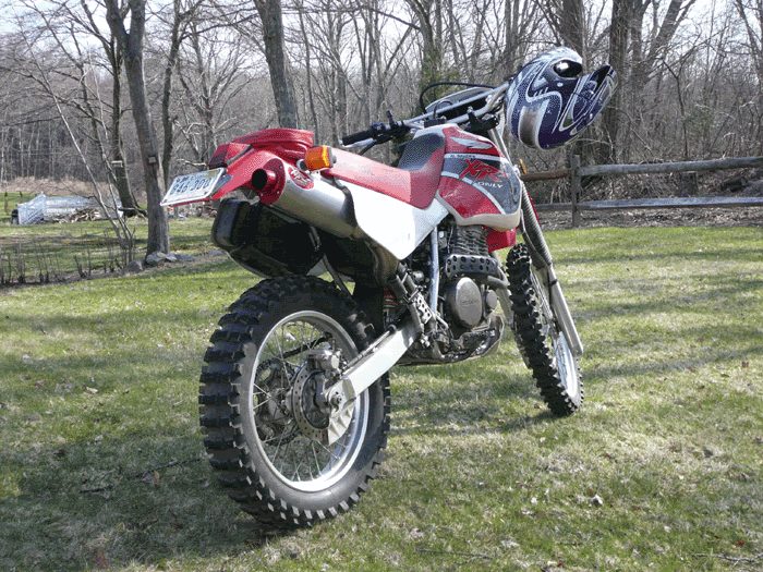 Pics of xr650l with white 4 gallon Ims tank?? XR600/650 ThumperTalk