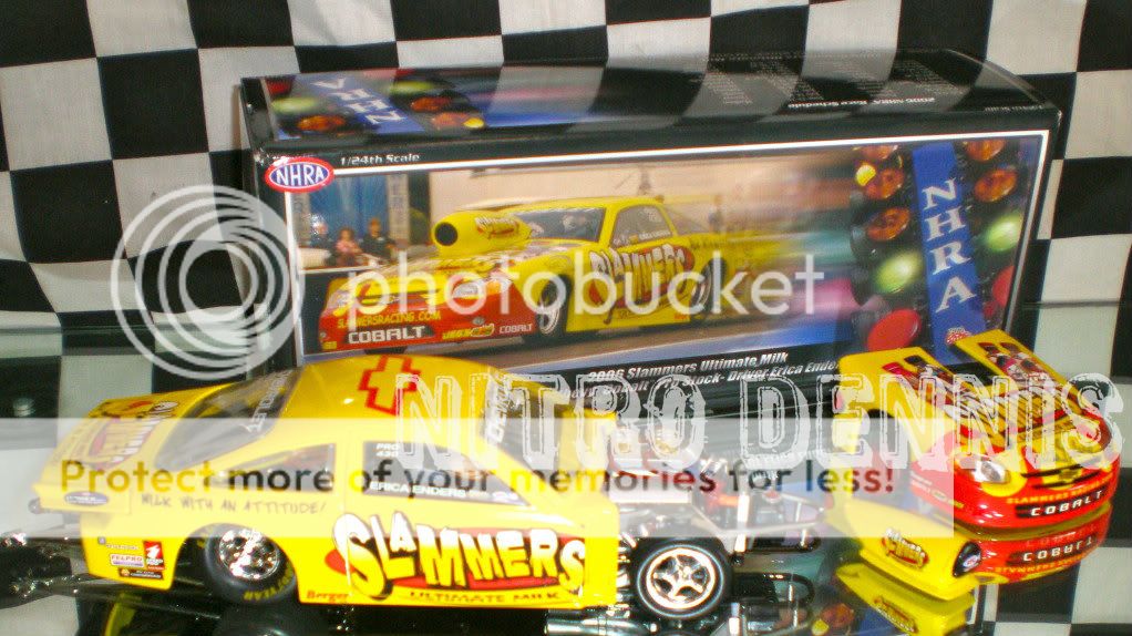 NHRA ERICA ENDERS 1:24 Diecast SIGNED Pro Stock SLAMMERS Collectable