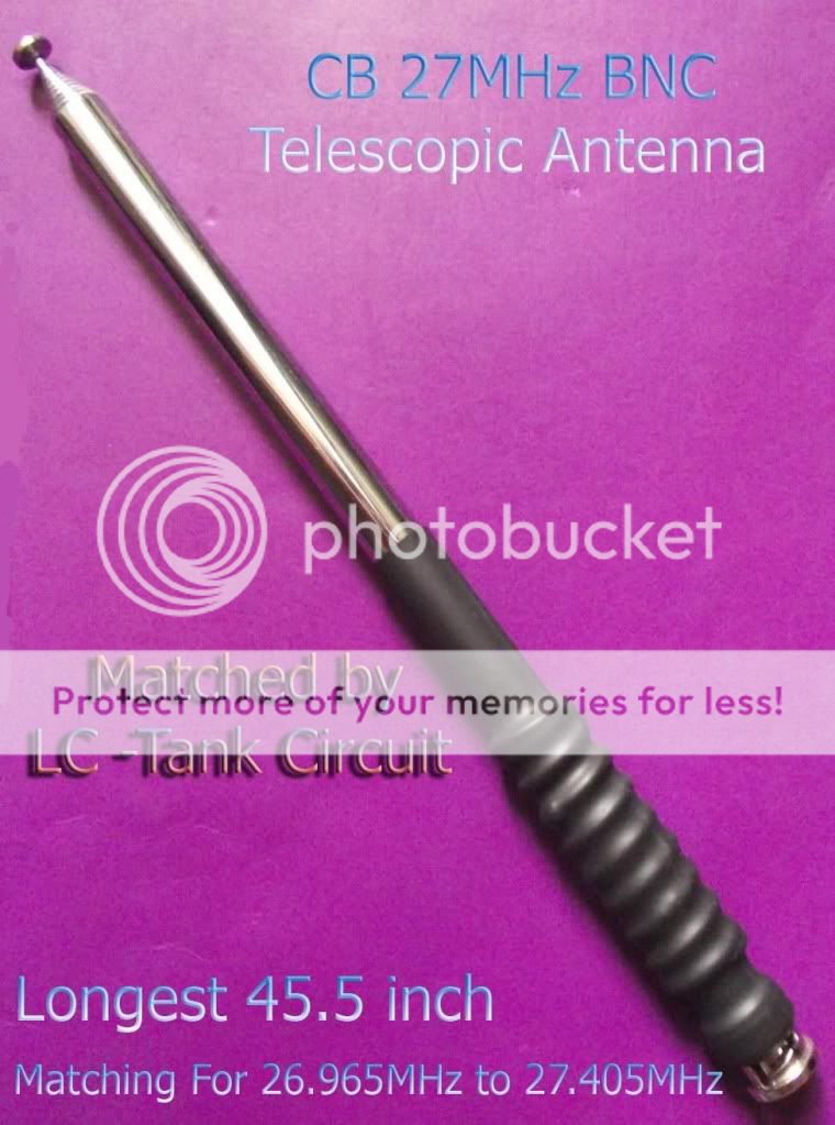 CB 27MHz BNC Telescopic Antenna (Full Size 45.5 inch) eBay